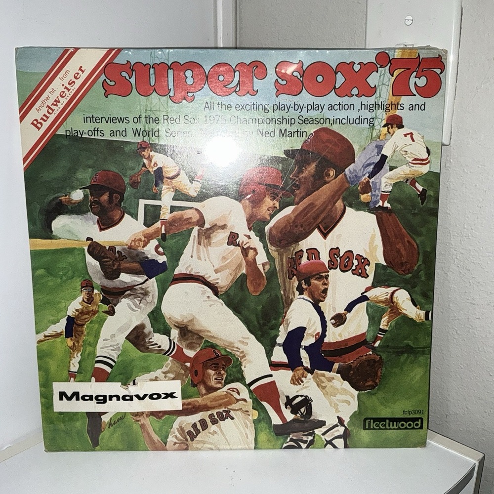 Boston Red Sox LP Super Sox '75 Vinyl Fleetwood FCLP 3091 NEW! SEALED!